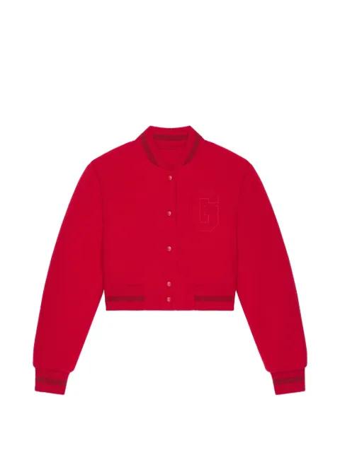 embossed-monogram wool jacket by GIVENCHY