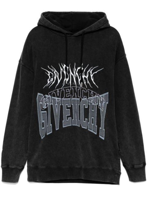 embroidered hoodie by GIVENCHY