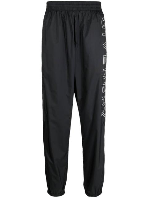 embroidered-logo detail track pants by GIVENCHY