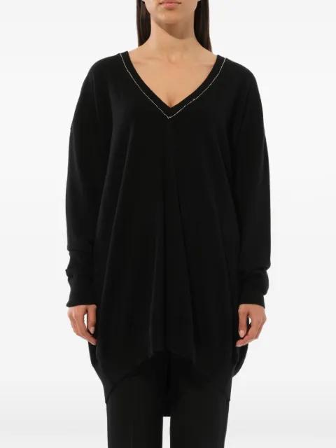embroidered strass-embellished sweater by GIVENCHY
