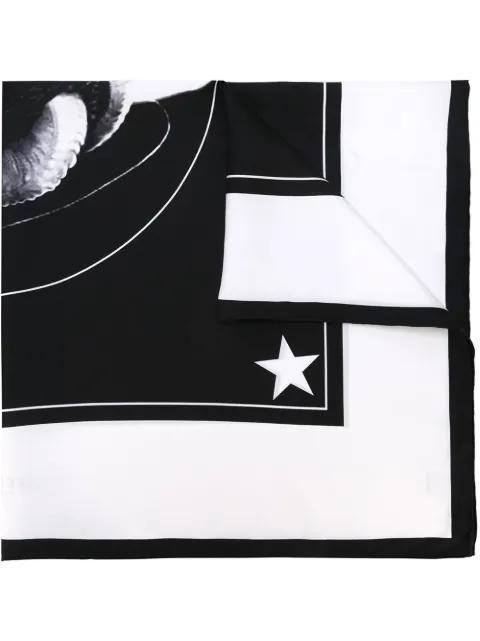 faun print scarf by GIVENCHY