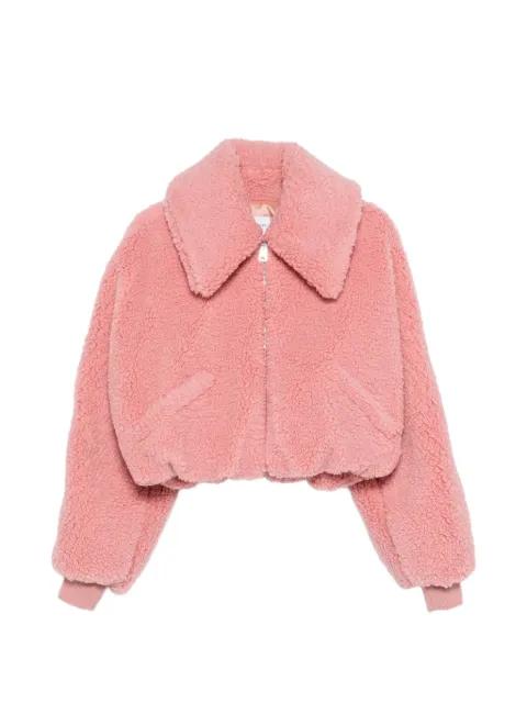faux-shearling cropped jacket by GIVENCHY
