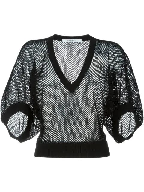 fishnet sweater by GIVENCHY
