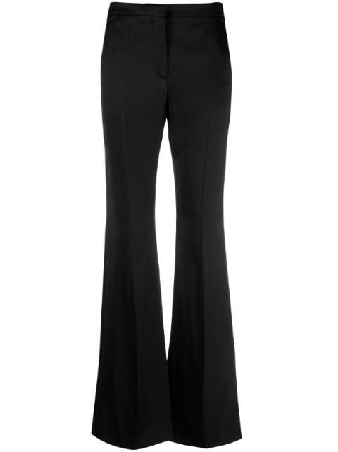 flared cotton trousers by GIVENCHY