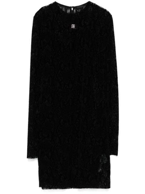 flocked mini dress by GIVENCHY