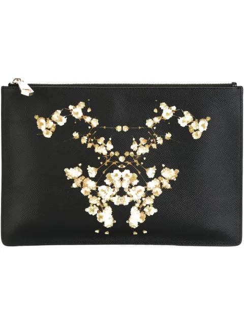 floral print clutch by GIVENCHY