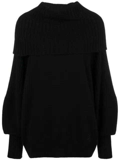 foldover rib knit sweater by GIVENCHY