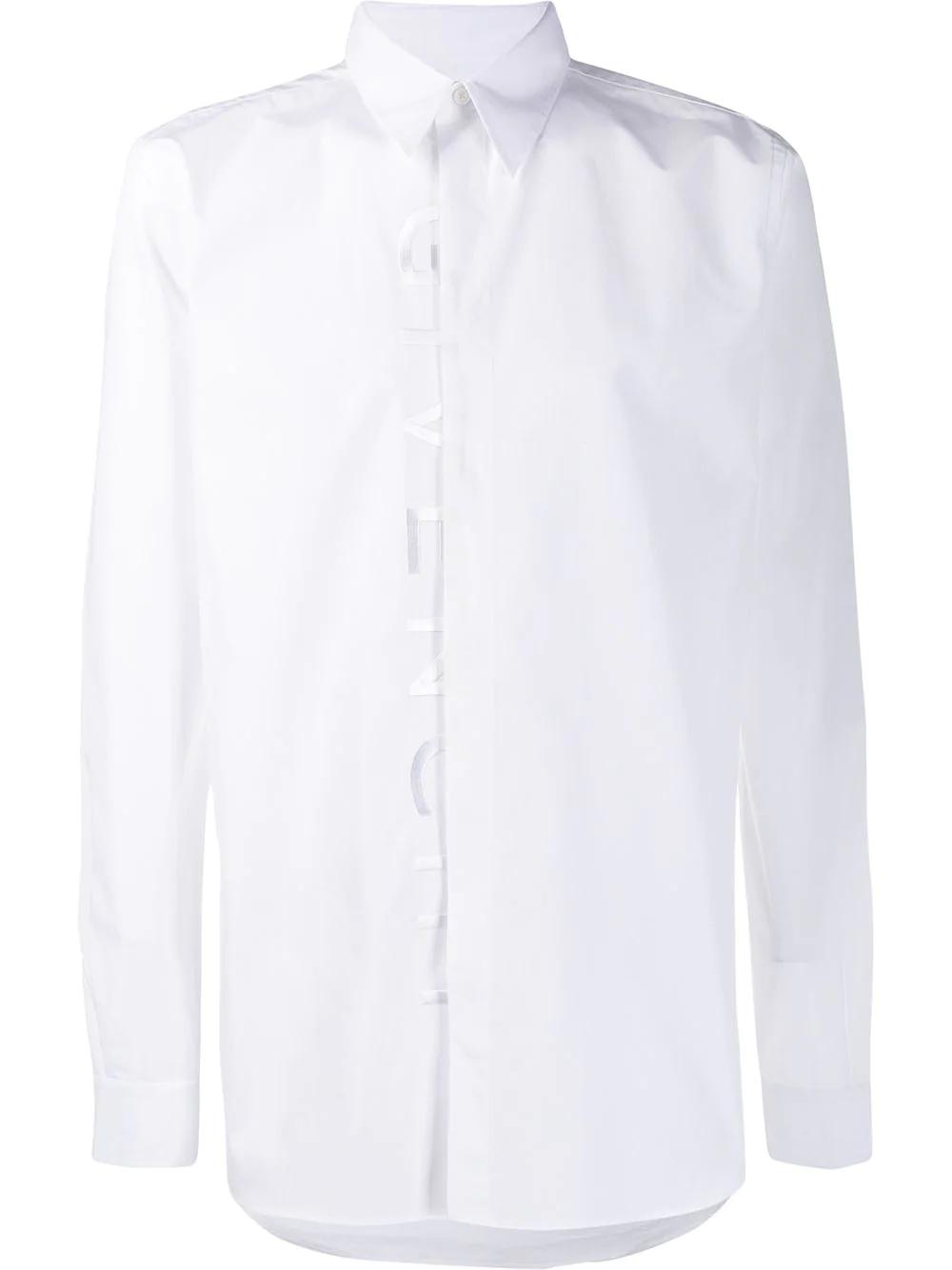 front embroidered logo shirt by GIVENCHY