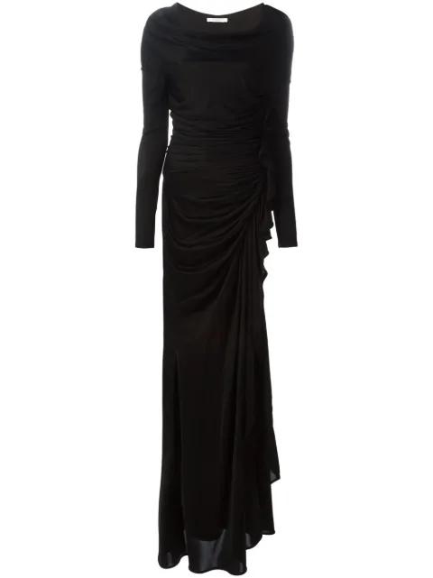 gathered cascading gown by GIVENCHY