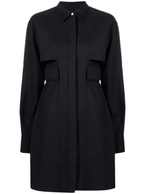 graphic cut-out A-line shirt dress by GIVENCHY