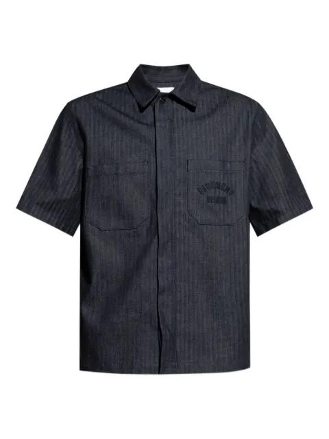 herringbone-pattern embroidered shirt by GIVENCHY
