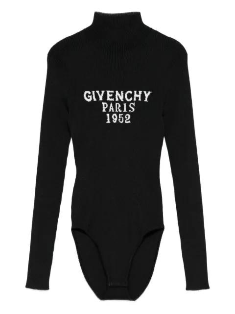 high-neck logo bodysuit by GIVENCHY