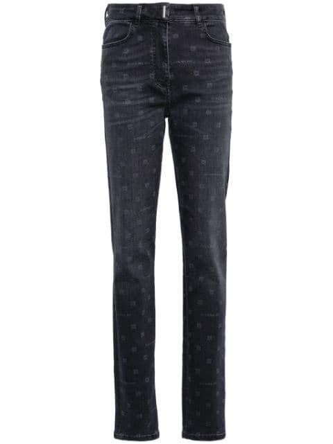 high-rise skinny jeans by GIVENCHY