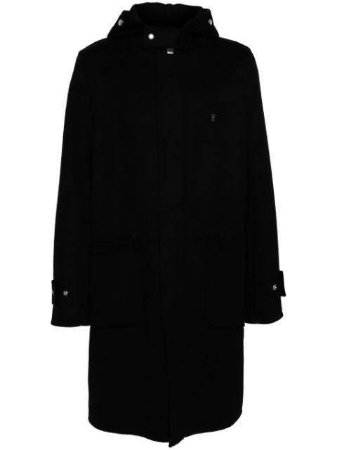 hoodied single-breasted coat by GIVENCHY