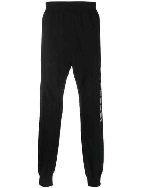 intarsia-knit logo track pants by GIVENCHY