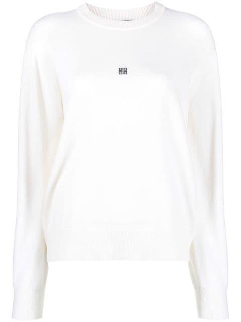 intarsia-logo wool-cashmere jumper by GIVENCHY