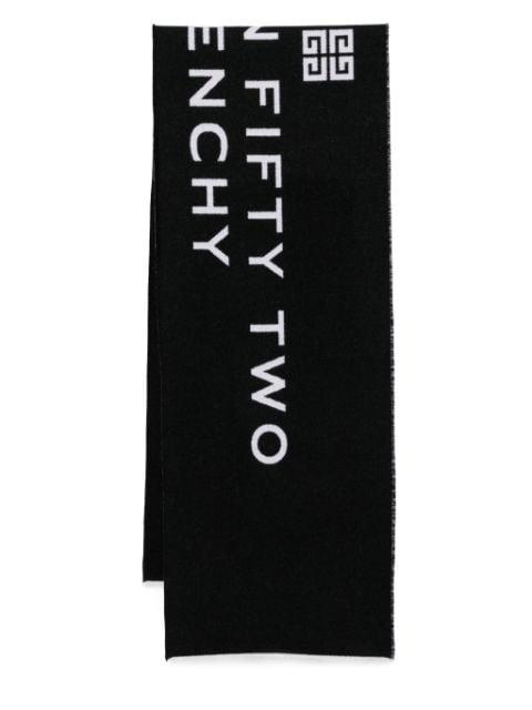 jacquard-logo scarf by GIVENCHY