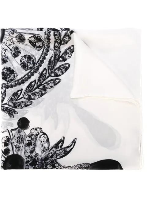 jewel print scarf by GIVENCHY