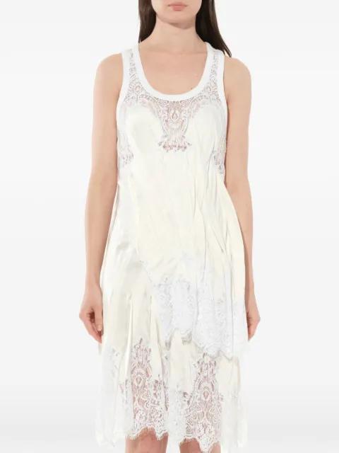 lace-detail asymmetric midi dress by GIVENCHY