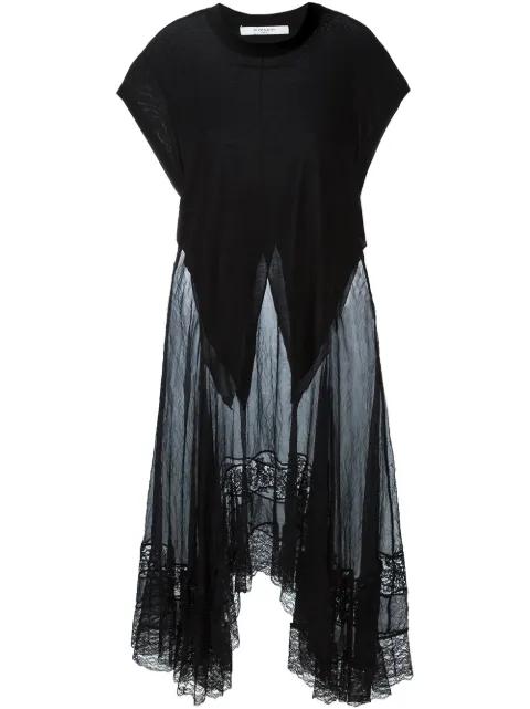 lace panel midi dress by GIVENCHY