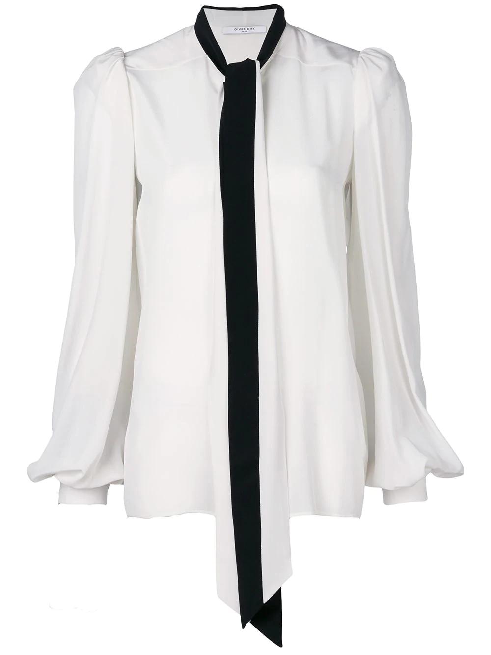 lavalliere collar blouse by GIVENCHY