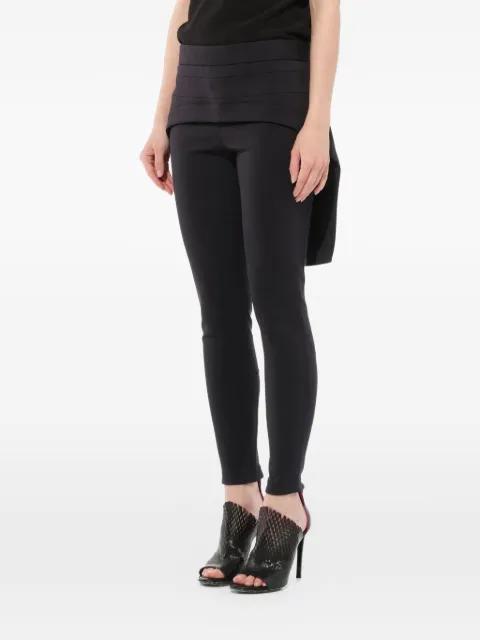 layered zip-fastening trousers by GIVENCHY