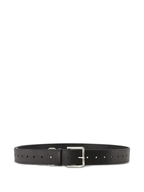 leather buckle belt by GIVENCHY
