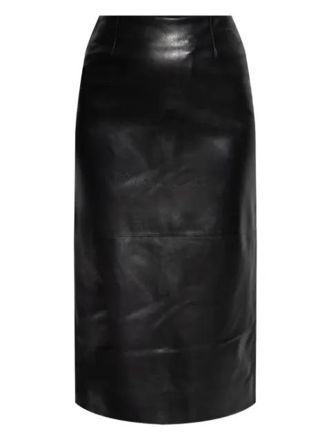 leather midi skirt by GIVENCHY
