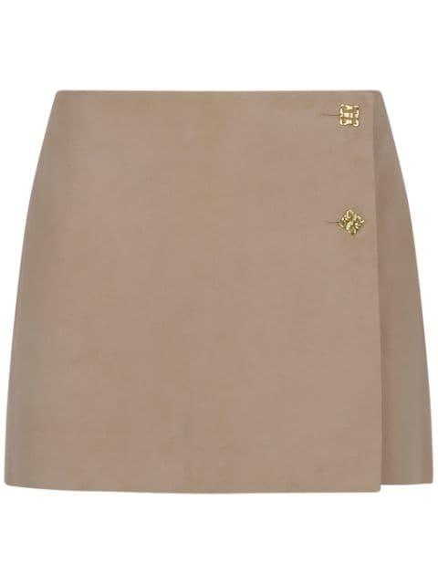 leather mini skirt by GIVENCHY
