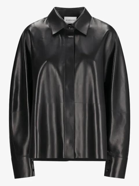 leather shirt by GIVENCHY