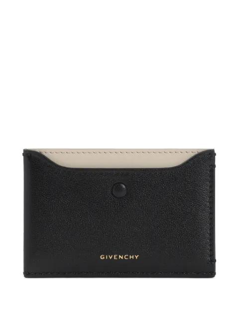 leather two-tone cardholder by GIVENCHY