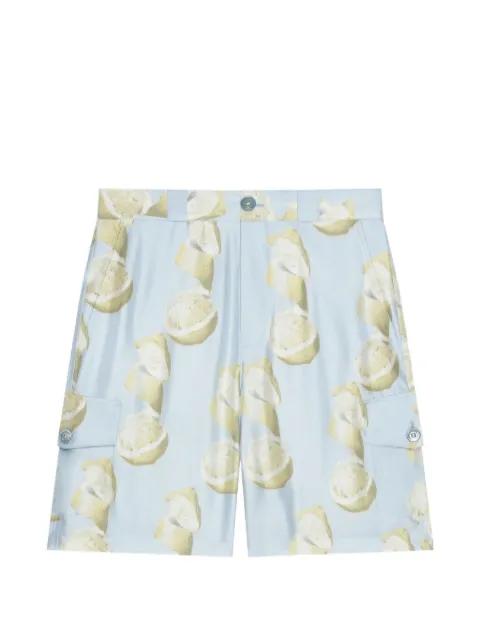 lemon-print shorts by GIVENCHY