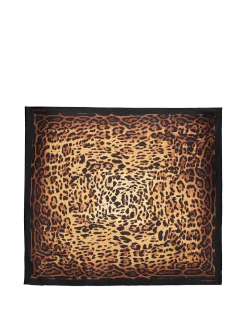 leopard-print silk scarf by GIVENCHY