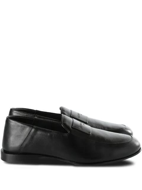 logo-appliqué leather loafers by GIVENCHY
