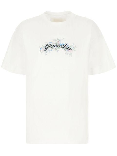 logo-embroidered T-shirt by GIVENCHY