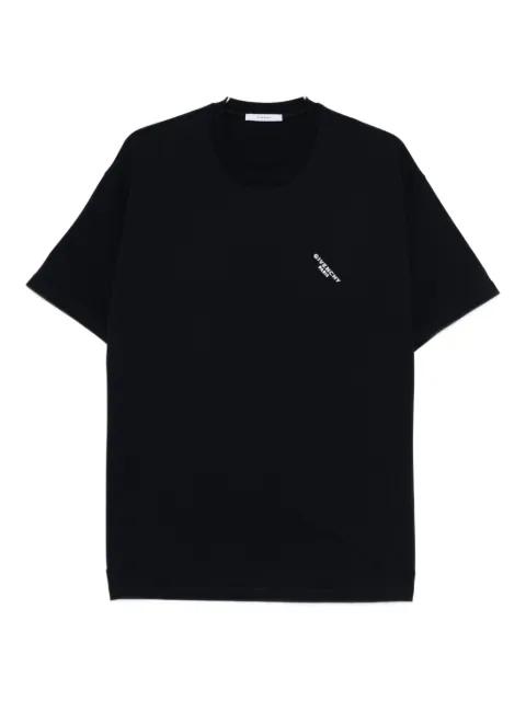 logo-embroidered cotton T-shirt by GIVENCHY