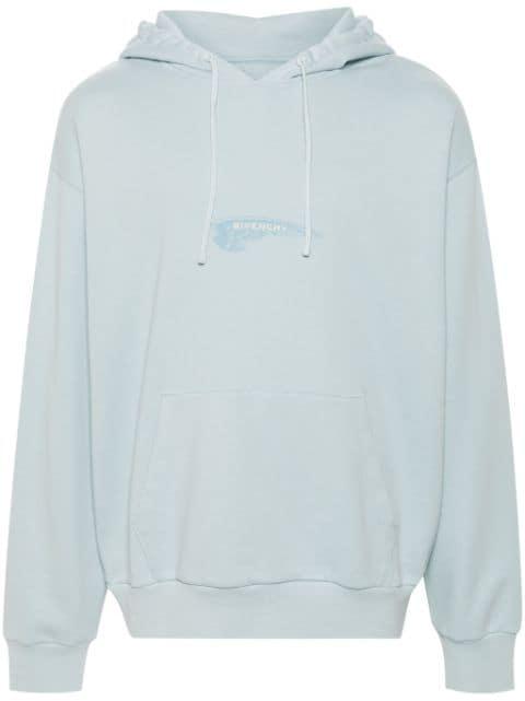 logo-embroidered hoodie by GIVENCHY