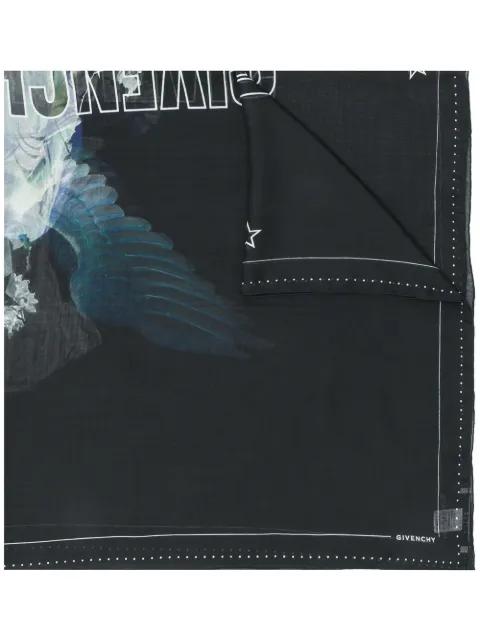 logo embroidered scarf by GIVENCHY