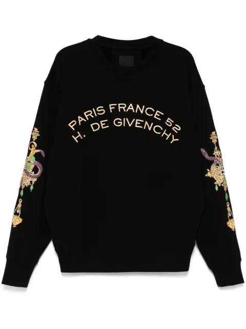 logo-embroidered sweatshirt by GIVENCHY