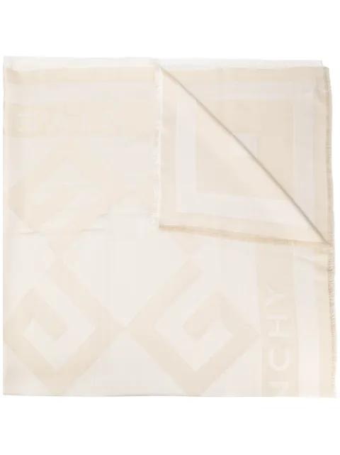 logo knit scarf by GIVENCHY