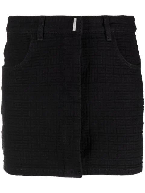 logo-monogram mini skirt by GIVENCHY