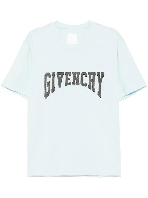 logo-patch T-shirt by GIVENCHY