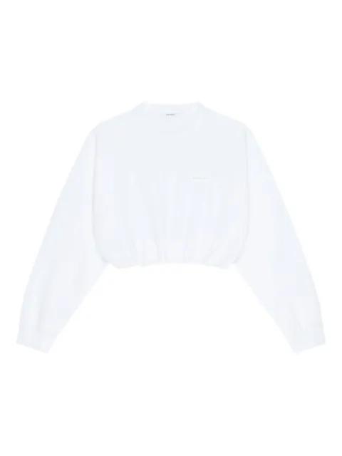 logo-patch cropped sweatshirt by GIVENCHY