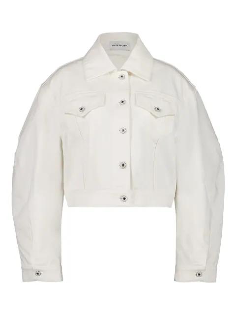 logo-patch denim jacket by GIVENCHY