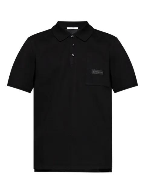 logo-patch polo shirt by GIVENCHY