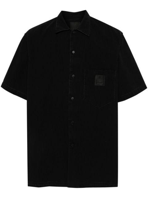 logo-patch shirt by GIVENCHY