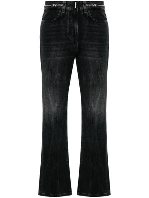 logo-plaque bootcut jeans by GIVENCHY