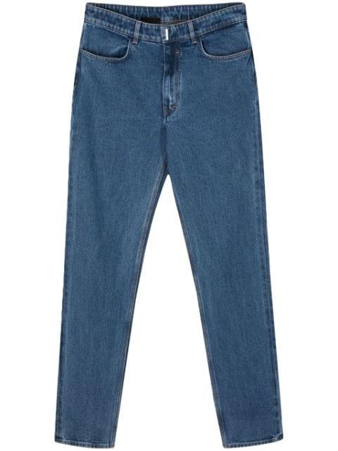 logo-plaque slim-fit jeans by GIVENCHY