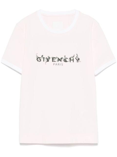 logo-print T-shirt by GIVENCHY