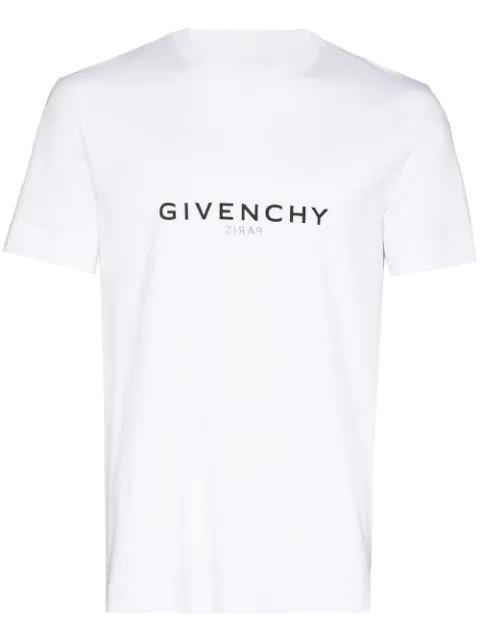 logo-print cotton T-shirt by GIVENCHY
